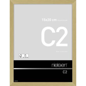C2 Or mat brossé 15 x 20 cm
