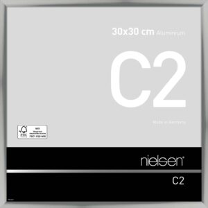 C2 Argent poli 30 x 30 cm