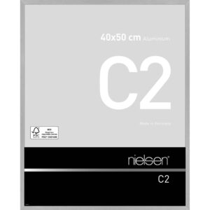 C2 Argent mat brossé 40 x 50 cm