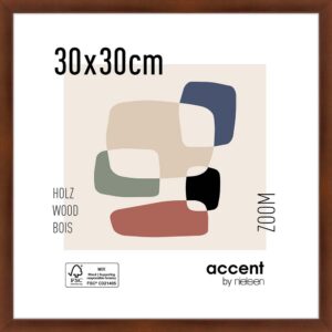 Zoom Wengé 30 x 30 cm