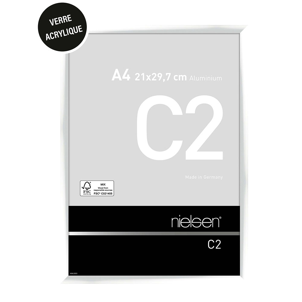 C2 Acryl 21 x 29,7 cm Blanc Brillant