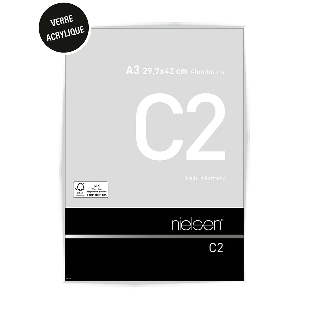 C2 Acryl 29.7x42 Blanc Brillant