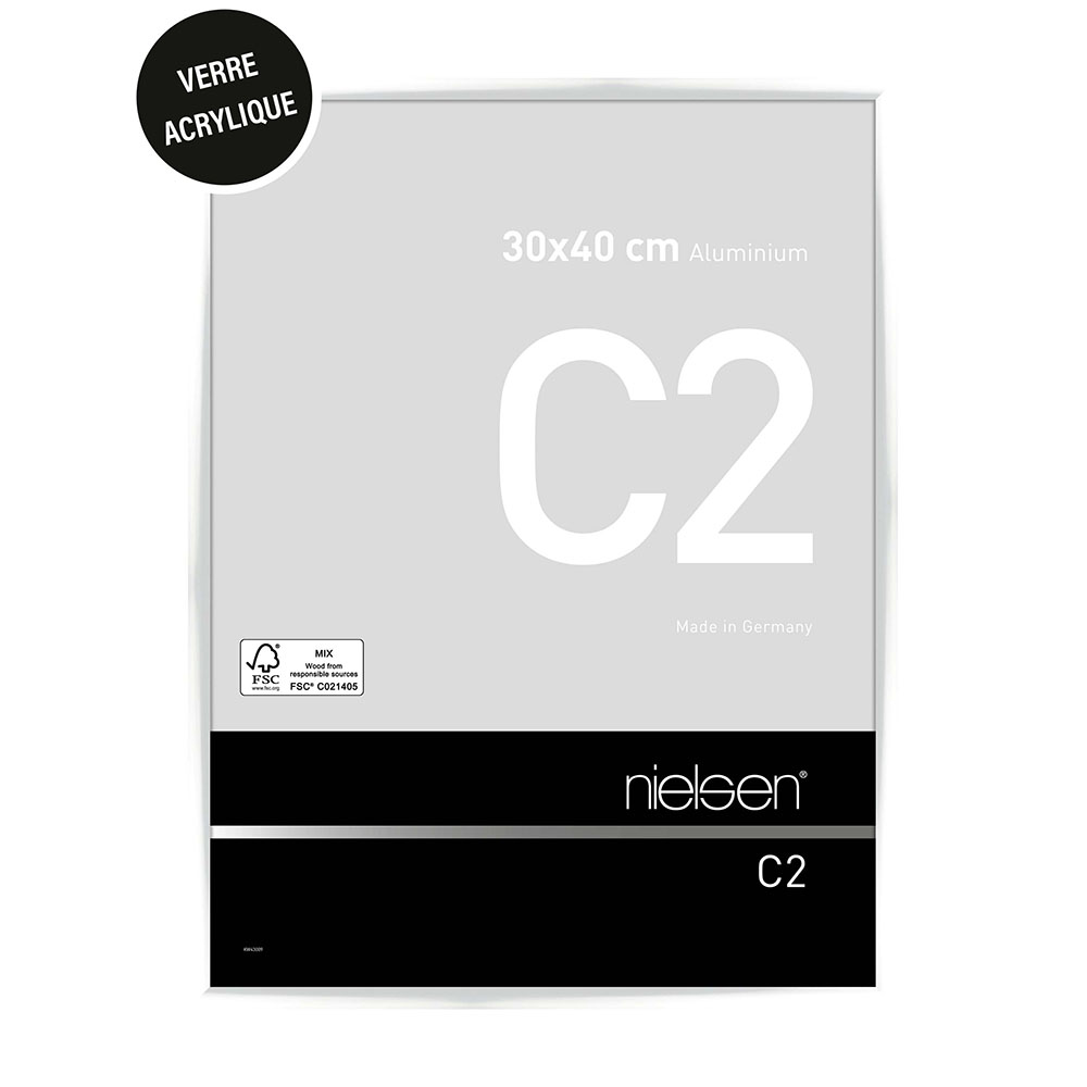 C2 Acryl 30x40 Blanc Brillant