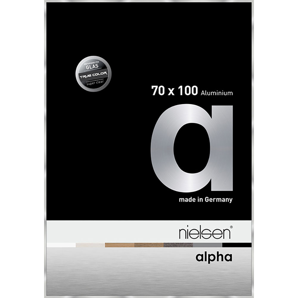 Alpha True Color Argent poli 70 x 100 cm