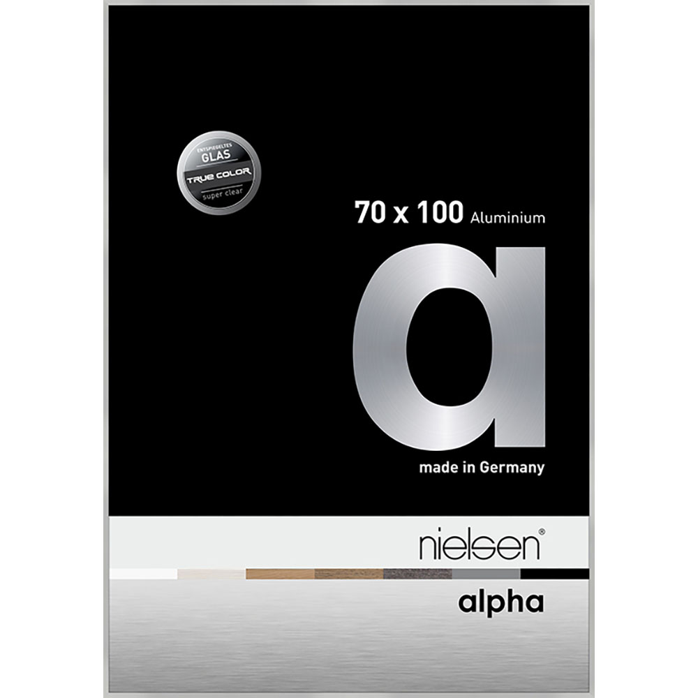Alpha True Color Argent mat 70 x 100 cm