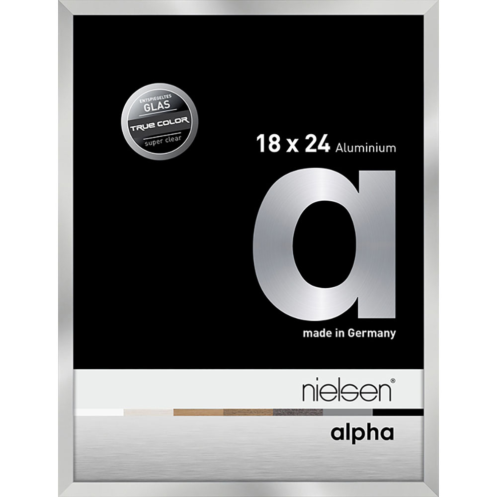 Alpha True Color Argent poli 18 x 24 cm
