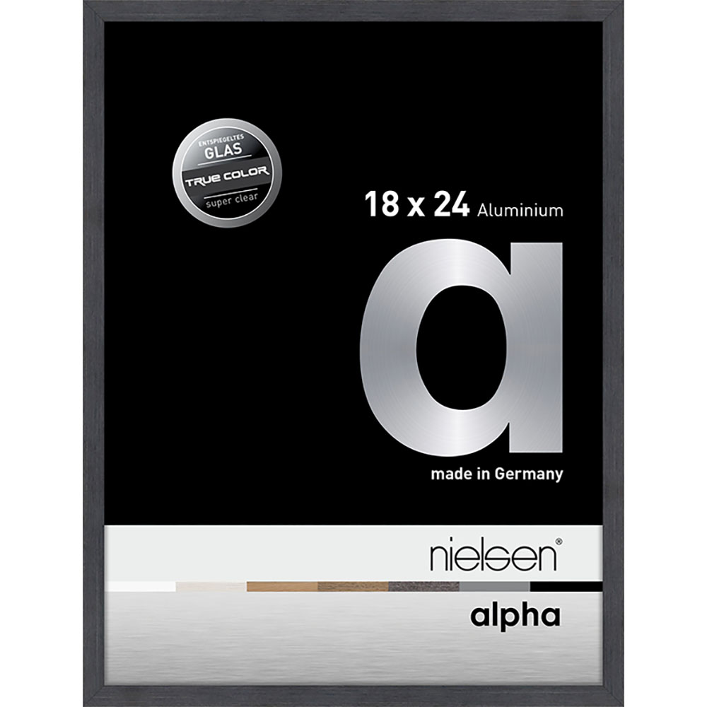 Alpha True Color Anthracite 18 x 24 cm