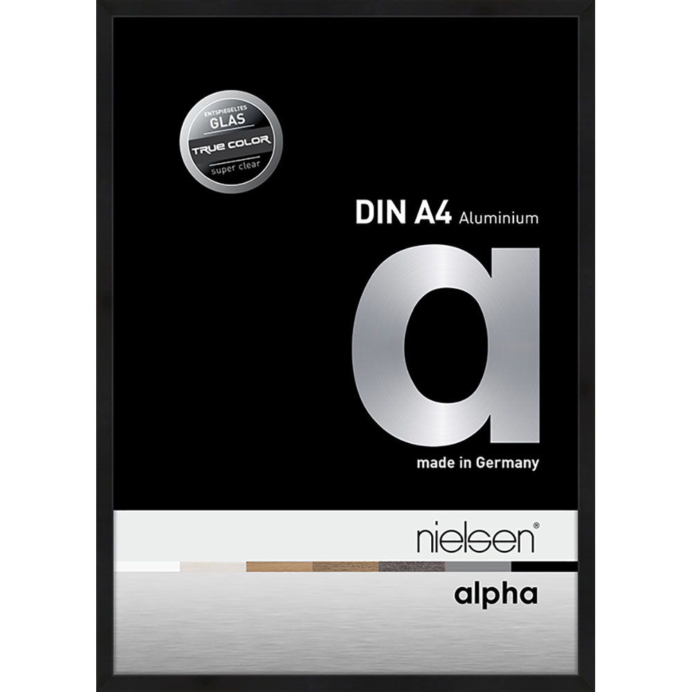 Alpha True Color Noir anodisé 21 x 29,7 cm