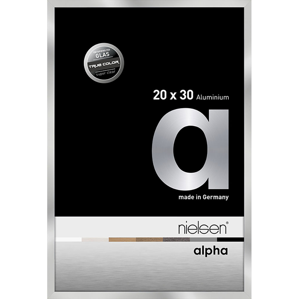 Alpha True Color Argent poli 20 x 30 cm