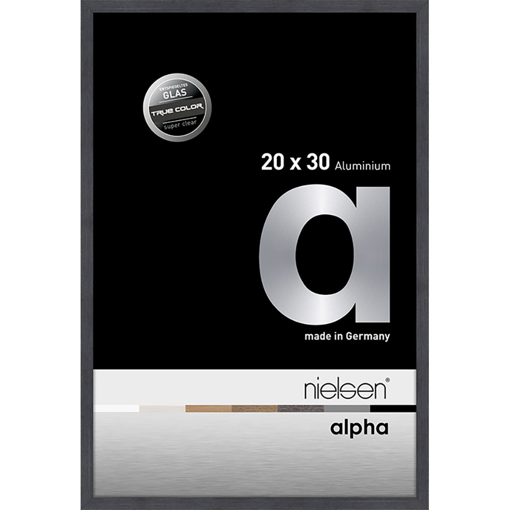 Alpha True Color Anthracite 20 x 30 cm