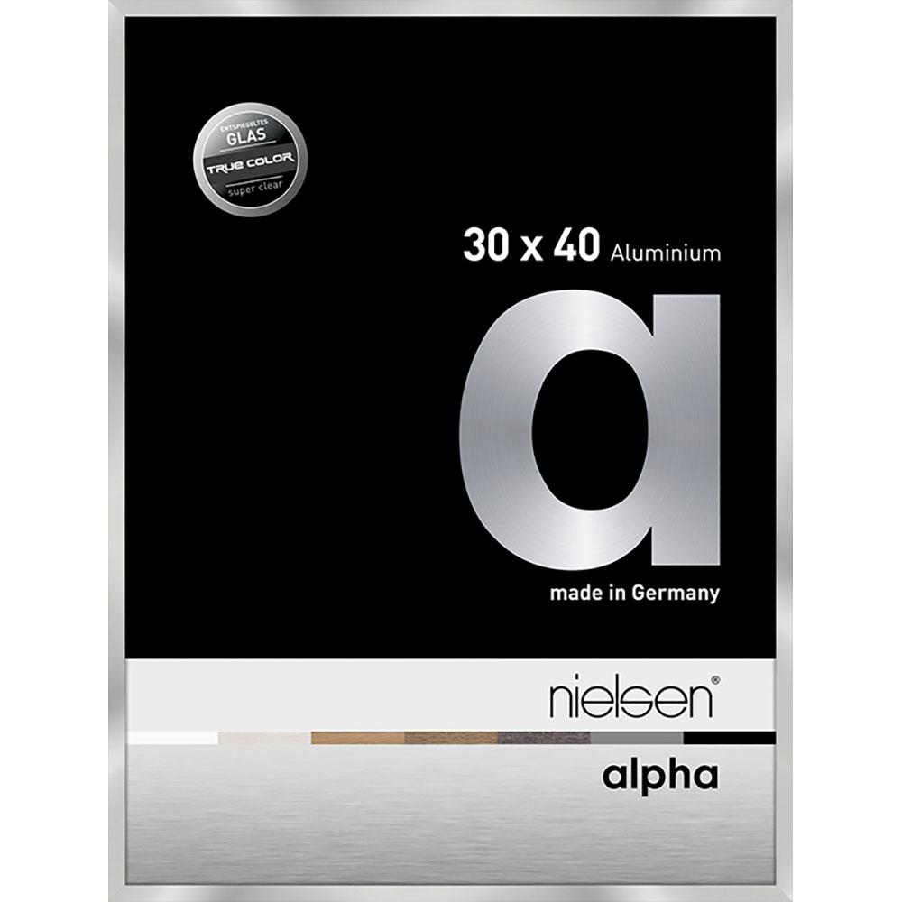 Alpha True Color Argent poli 30 x 40 cm