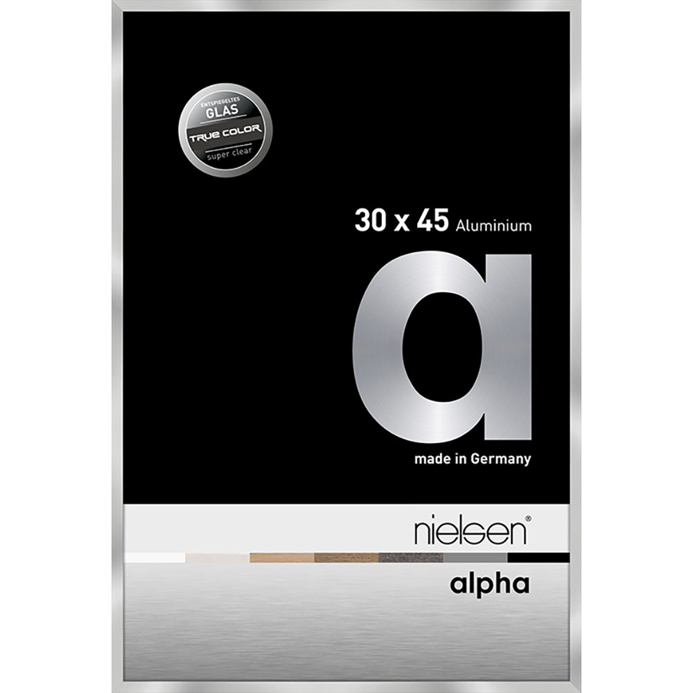 Alpha True Color Argent poli 30 x 45 cm