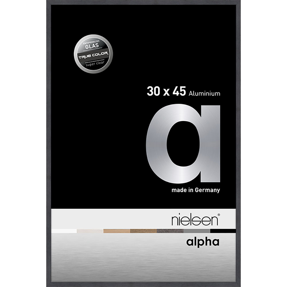 Alpha True Color Anthracite 30 x 45 cm
