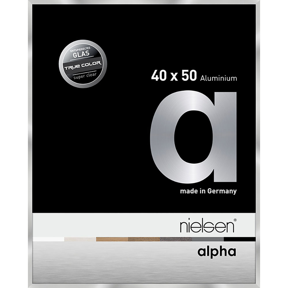 Alpha True Color Argent poli 40 x 50 cm