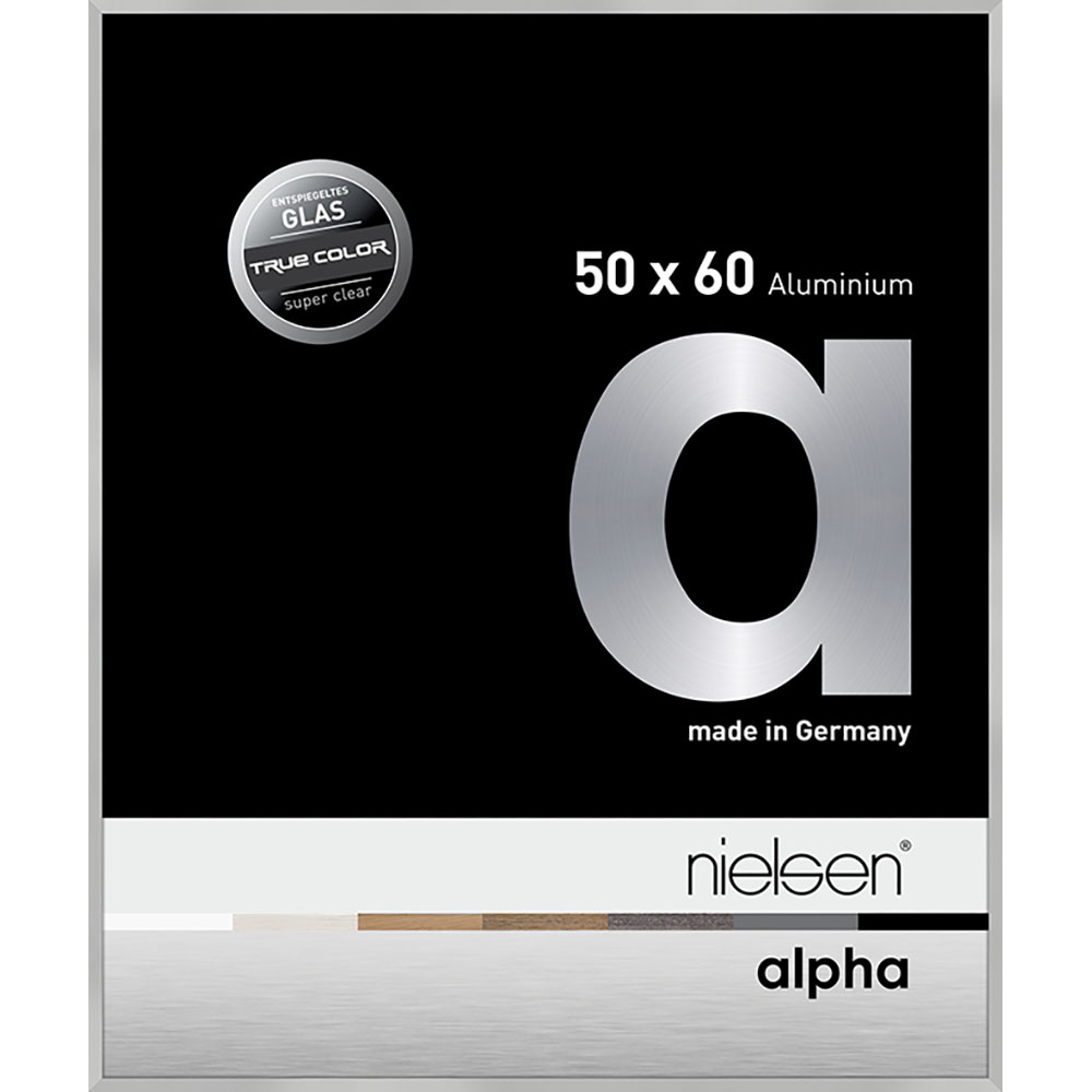 Alpha True Color Argent mat 50 x 60 cm