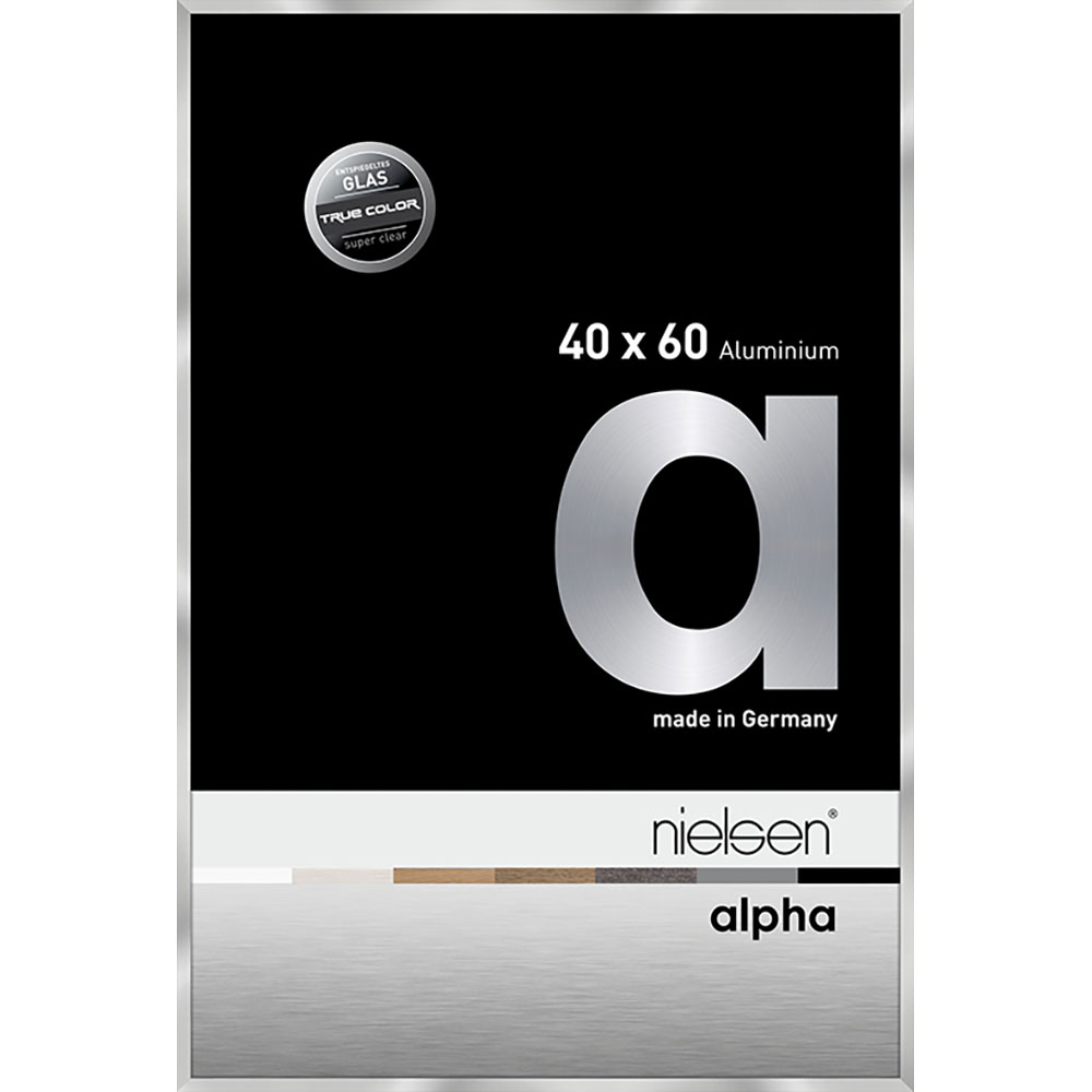 Alpha True Color Argent poli 40 x 60 cm