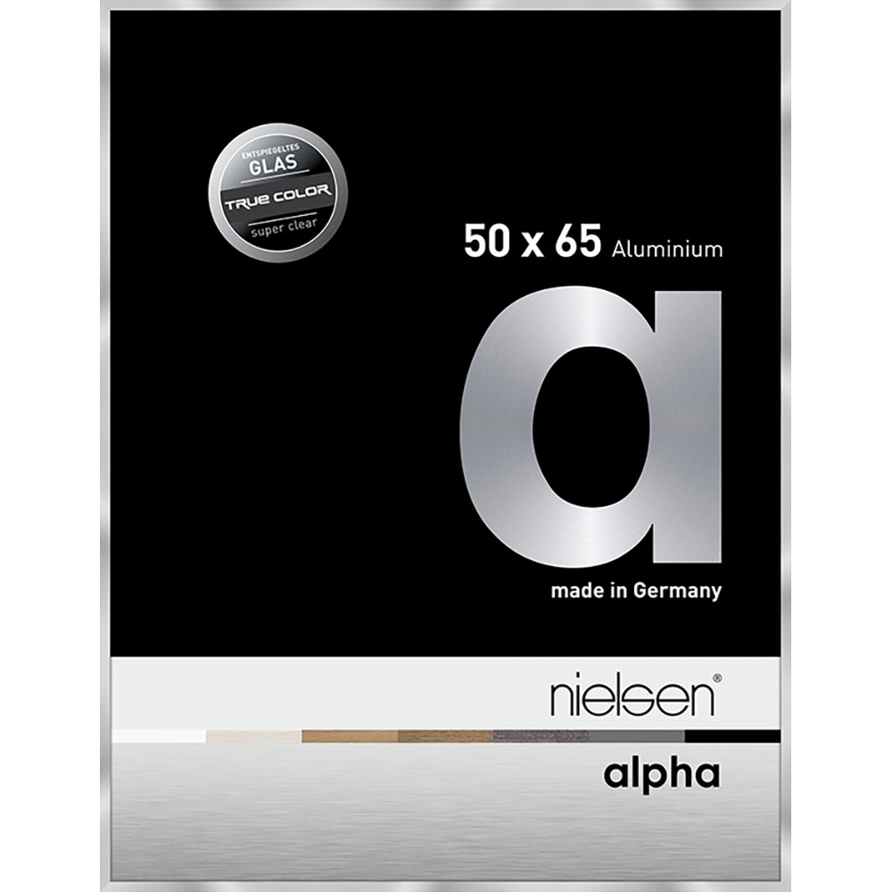 Alpha True Color Argent poli 50 x 65 cm