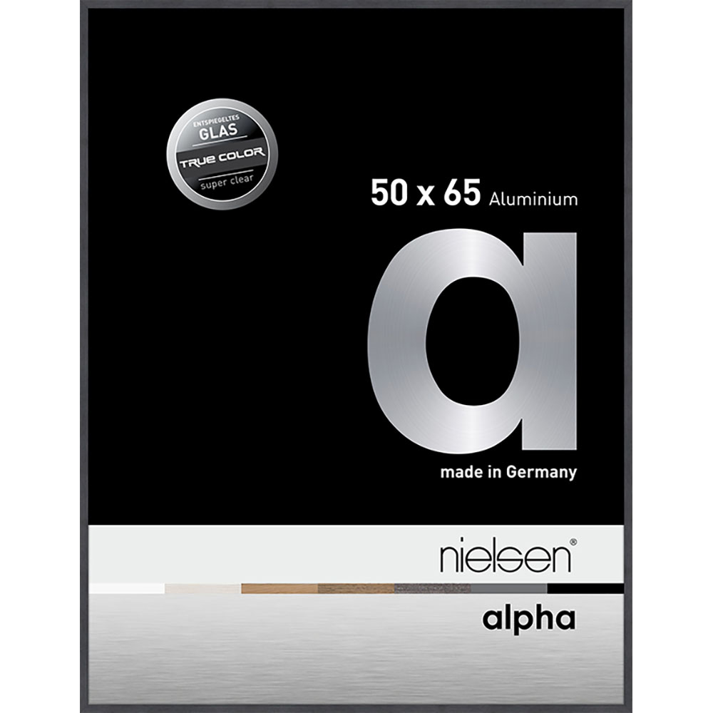Alpha True Color Anthracite 50 x 65 cm