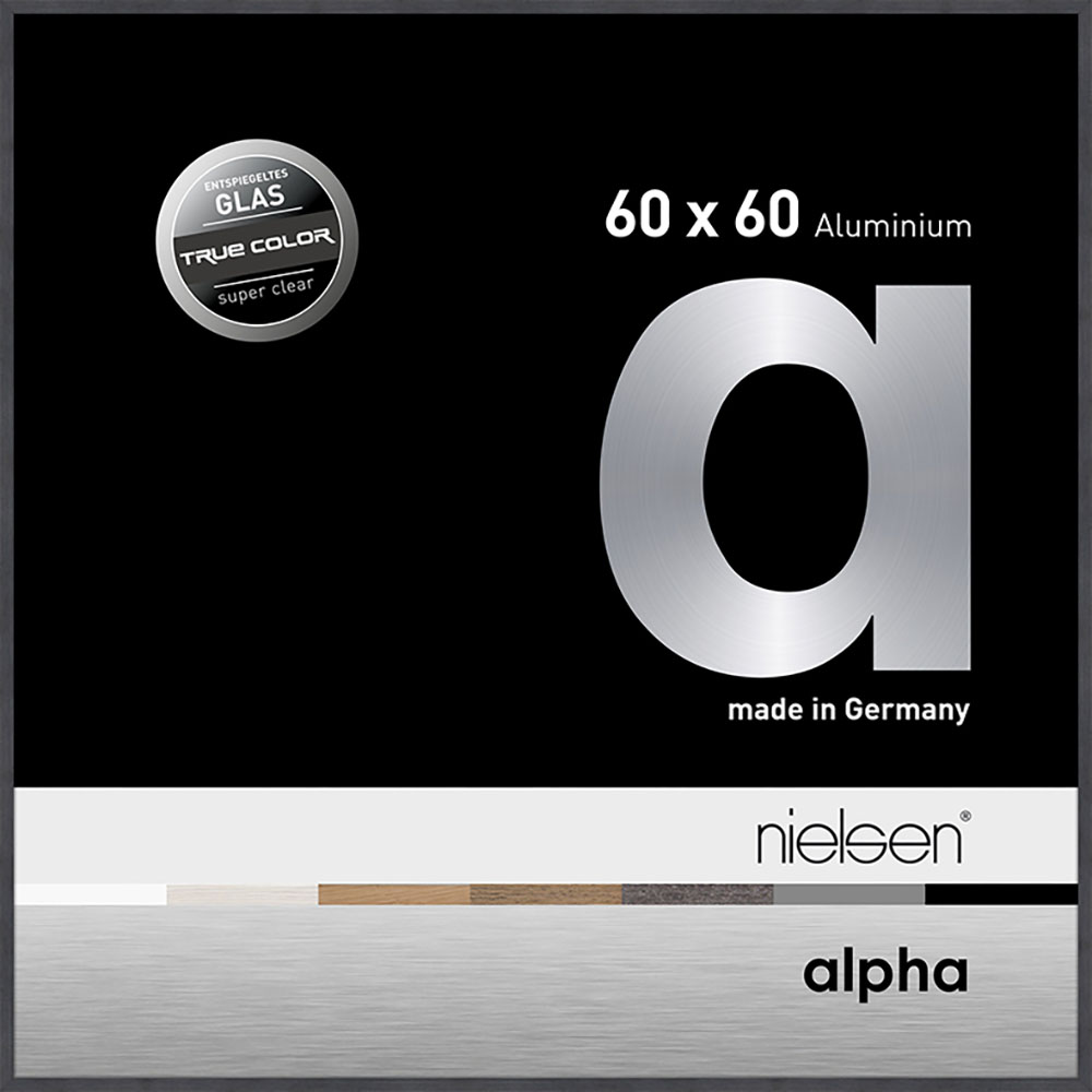 Alpha True Color Anthracite 60 x 60 cm