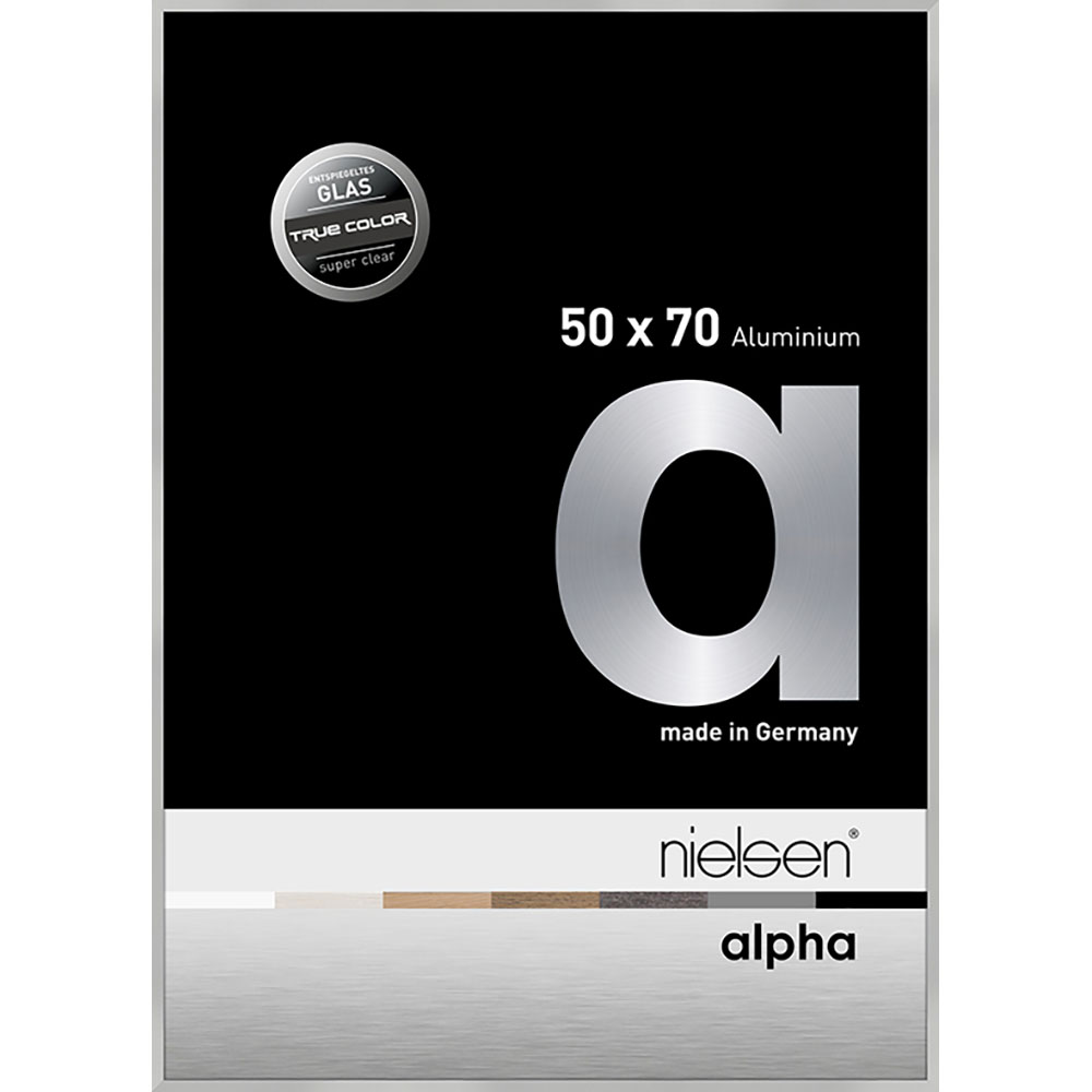 Alpha True Color Argent mat 50 x 70 cm