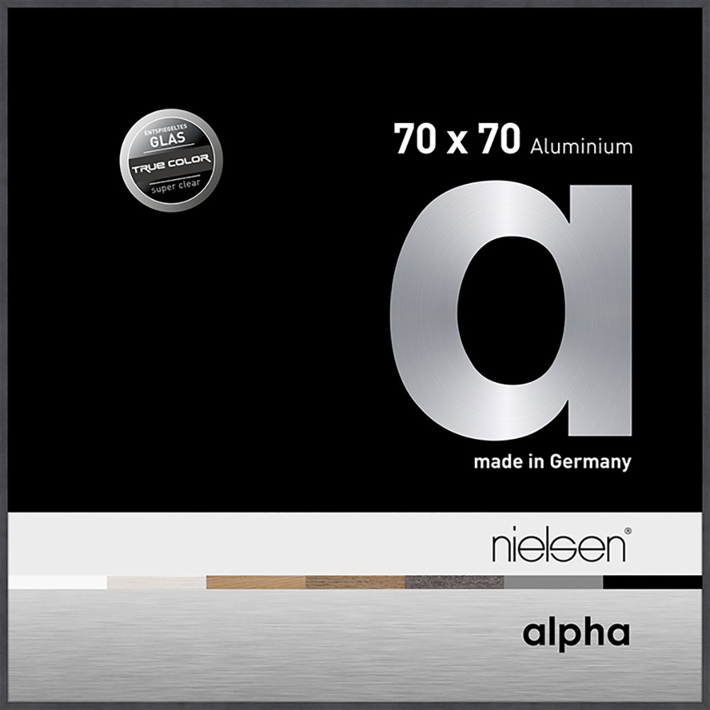 Alpha True Color Anthracite 70 x 70 cm