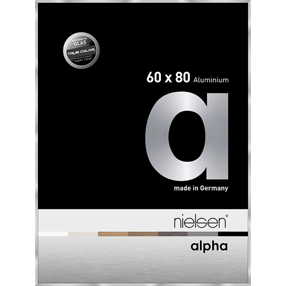 Alpha True Color Argent poli 60 x 80 cm