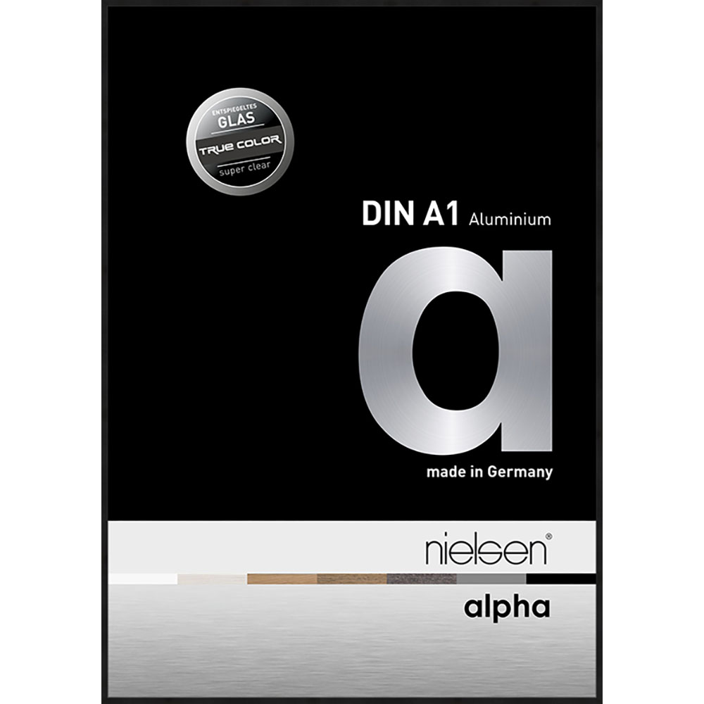 Alpha True Color Noir anodisé 59,4 x 84,1 cm