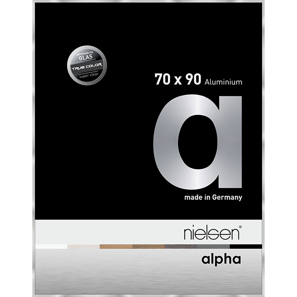 Alpha True Color Argent poli 70 x 90 cm