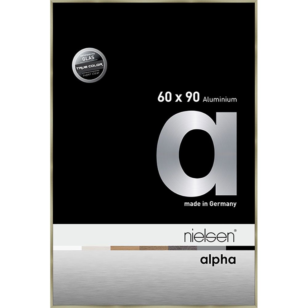 Alpha True Color Acier brossé 60 x 90 cm