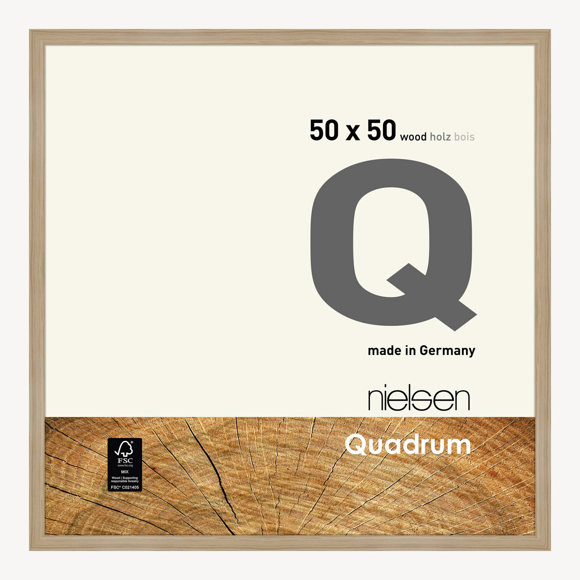 Quadrum Chêne 50 x 50 cm